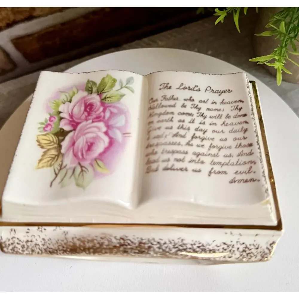 Lord's Prayer Wall Pocket Vase | Rubens Originals Japan Ceramic Planter